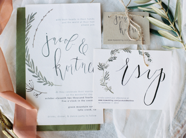 DIY Ranch Wedding: Invitation Suit
