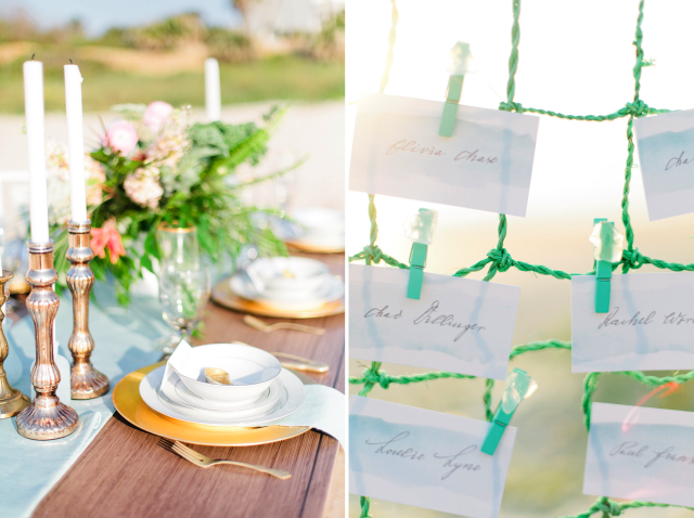 Ocean Bliss Inspiration: Table Details
