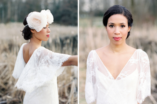 Statement Headpiece Wedding Inspiration: http://bellesandbubbles.com/statement-headpiece-wedding-inspiration | Photography: http://www.christiegrahamphotography.com