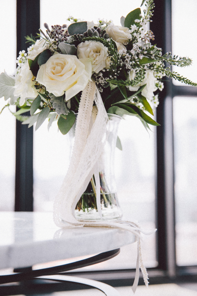 Urban Glam Wedding in Brooklyn: http://bellesandbubbles.com/urban-glam-wedding-in-brooklyn | Photography: http://ZorzStudios.com 