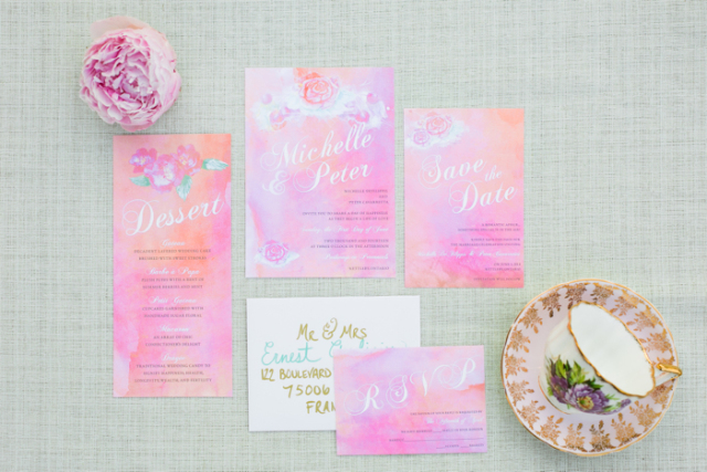 Watercolor Garden Wedding Inspiration: http://bellesandbubbles.com/watercolor-garden-wedding-inspiration | Photography: http://www.rhythm-photography.com 
