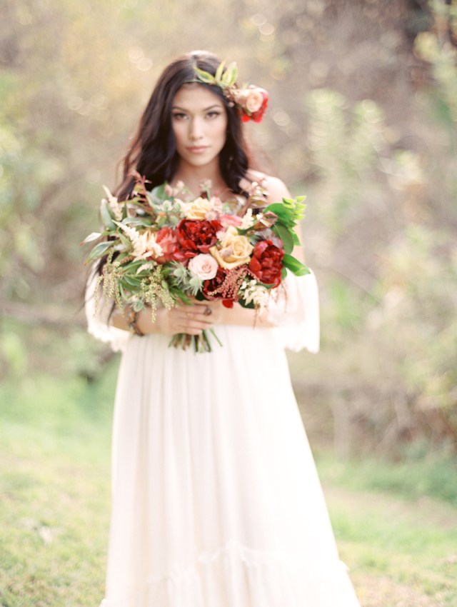 Marsala Boho Wedding Inspiration | Photos by Lucy Munoz