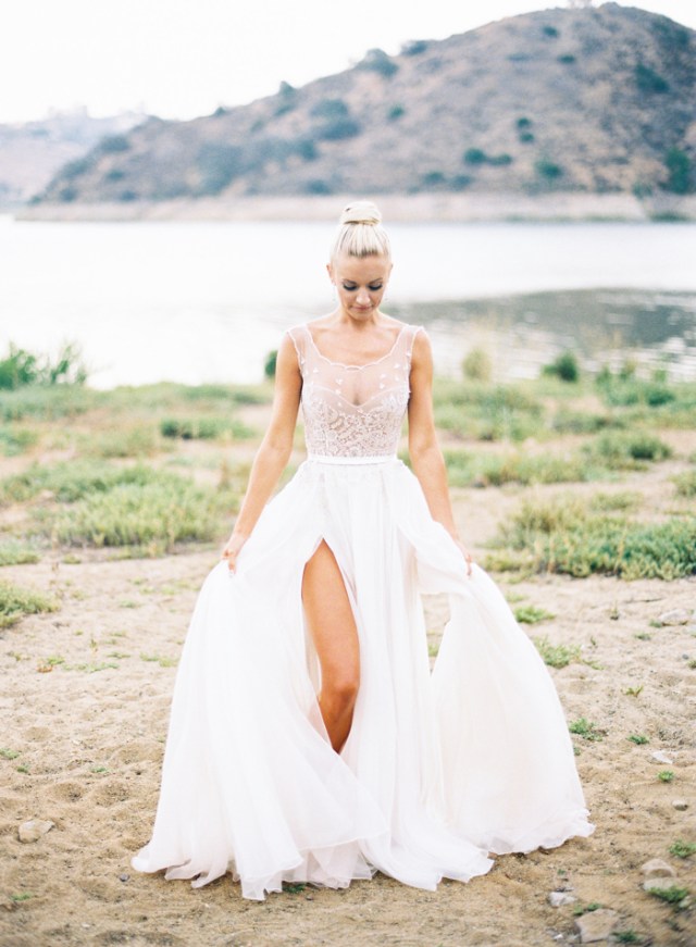 Bridal Portraits In Paolo Sebastian Gown | Photos by Jen Wojcik
