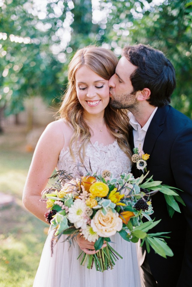 Sweet and Romantic Backyard Wedding Inspiration | Photos by Charity Maurer
